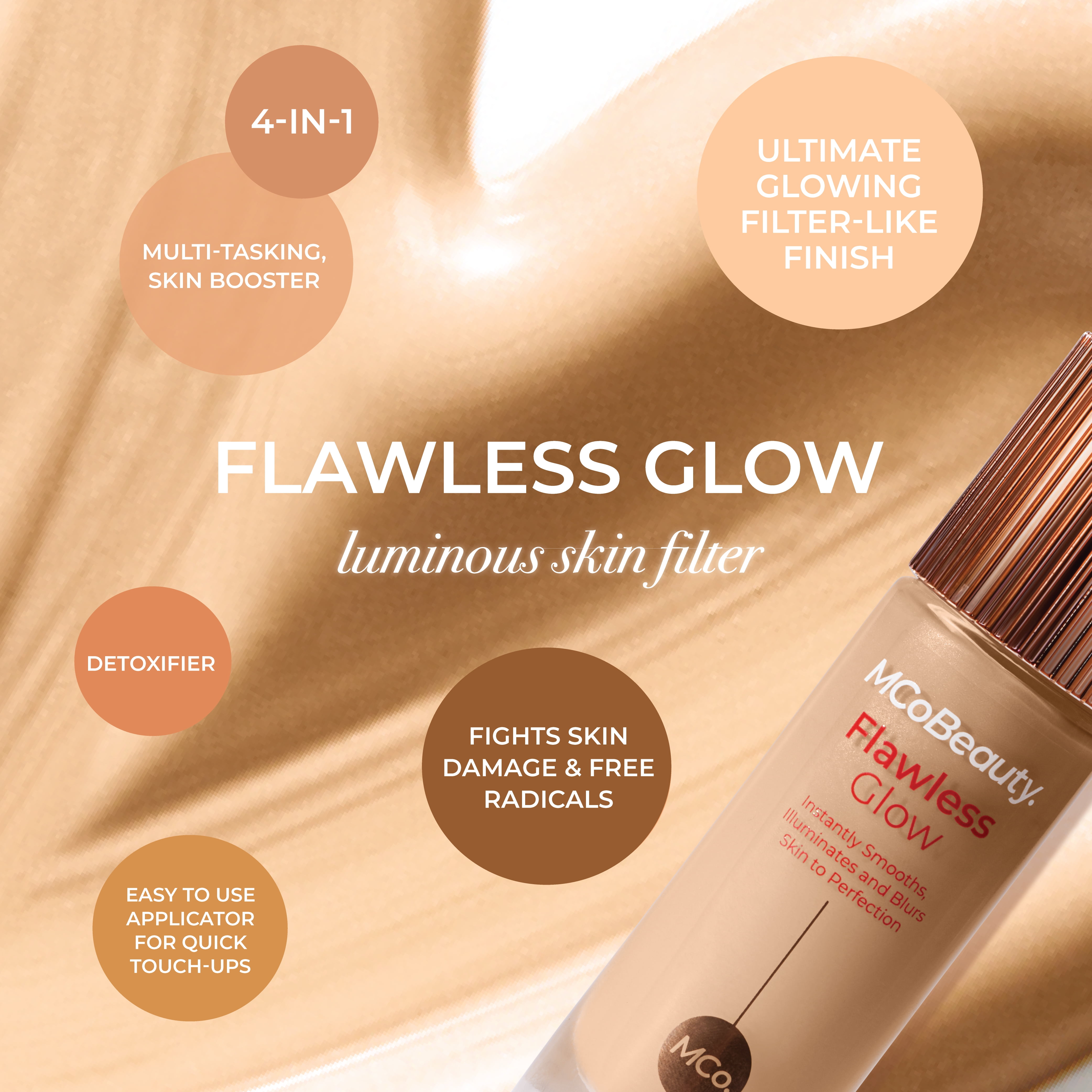 Mco Beauty Filtre pour peau lumineuse Flawless Glow - 7 Miel Chaud