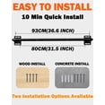 thumbnail image 6 of Fitarc Doorway Pull up Bar Wall Mount, Workout Equipment for Men, Fits 32"-36" Wall Studs, 6 of 7