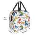 thumbnail image 3 of Sikiie Dinosaur Lunch Bag for Women & Men Adult Insulated Lunch Box, Food Lunch Containers Lunch Tote Bags for Work, Travel, Outdoor, 3 of 8