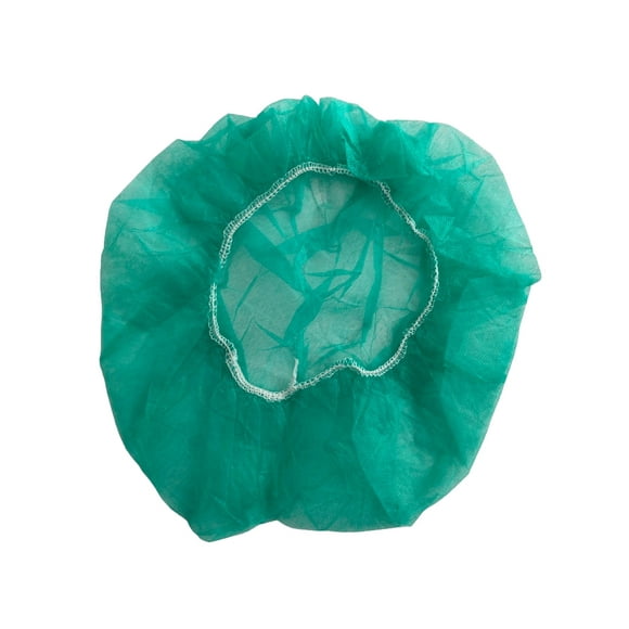 Bouffant Caps, Green, 21",10x100/Case