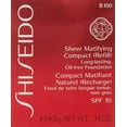 thumbnail image 3 of Shiseido Sheer Matifying Foundation Refill (b100 Very Deep Beige), 3 of 3