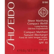 Shiseido Sheer Matifying Foundation Refill (b100 Very Deep Beige)