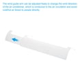 thumbnail image 4 of Uxcell 460x780mm Deflector de Aire Acondicionado Ajustable Baffle Telescópico Blanco, 4 of 5
