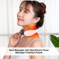 thumbnail image 2 of Electric Neck Massager Electric Neck Massager Intelligent Shoulder Neck Massager 3 Modes 6 Heads Neck Massager With Heating Function For  Travel, 2 of 8