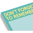 TRAHOO8Count Don't to Remember Sticky Note Pad, to Do List