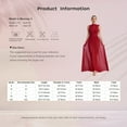 thumbnail image 5 of Venjoe Women Elegant Lyrical Dance Dress Tulle Maxi Overlay Dress Dance Performance Competition White L, 5 of 6