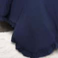 thumbnail image 3 of Lush Decor Navy Reyna Comforter Ruffled 3 Piece Set with Pillow Sham Full Queen Size Bedding, 3 of 5