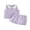 Purple, variant on Toddler Baby Girl Summer Clothes Cute Infant Baby Girls Plaid Gingham 2 Piece Outfits Sleeveless Doll Collar Vest Tank Tops Skirt Set Toddler Girls Summer Outfit