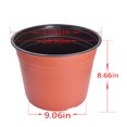 thumbnail image 5 of 50 PCS Plastic Plant Nursery Pots Seedling Cups 11.6'', Plant Container for Succulents Seedlings Cuttings Transplanting, 5 of 5