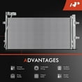 thumbnail image 5 of A-Premium Air Conditioning A/C Condenser Compatible with Audi Q3 2015-2018, Q3 Quattro 2015-2018, 1.4L 2.0L, Replace# 8U0260401C, 5 of 8