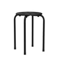 thumbnail image 4 of Stack Stools COSTWAY, paquete de 6, 44,45 cm, plástico con estructura de metal, 4 of 9