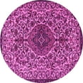 thumbnail image 1 of Ahgly Company Indoor Round Persian Pink Traditional Area Rugs, 4' Round, 1 of 4