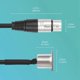 thumbnail image 5 of Cable XLR Tipo D (Paquete de 2), Conector Pasante, Macho A Hembra para Caja Escenario Premium, Panel Conexión y Montaje en Panel., 5 of 8
