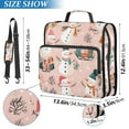 thumbnail image 2 of FORMRS Zipper Binder with Shoulder Strap 1.5-inch Ring 500 Sheet Capacity File Bag, Christmas Snowman, 2 of 5
