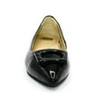 thumbnail image 3 of Black Patent Leather Pointed Toe Flats - 1936 Boutique Style 1752-W55, 3 of 8