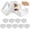 12in, variant on 10 Pack Cake Boxes 10x10x8 Inches Tall Cake Box with Cake Boards, White Bakery Boxes with Window Disposable Cake Containers with Lids for Cake Donuts Pies Cookies Wedding Birthday Party
