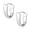 Silver E, variant on Gold Plated Cute Earrings,Lattice Hoops Earring 30Th Birthday Gifts for Women