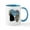 White/Blue Inside, variant on CafePress - Wolves Moon 3 Mug - 11 oz Ceramic Mug - Novelty Coffee Tea Cup