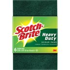 Scotch-Brite Heavy Duty Scour Pads, 6pk