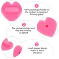 thumbnail image 4 of MasteelfCA 100 Pcs Rubber Pin Backs Heart Brooch Buckle Brooch DIY Accessory, 4 of 8