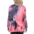 thumbnail image 2 of 24/7 Comfort Apparel Women's Plus Size Oversized Long Sleeve Dolman Top, 2 of 4