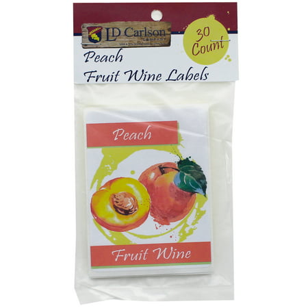 Peach Fruit Wine Labels