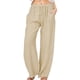 thumbnail image 5 of Pantalones de pierna ancha Sonducket para mujer de moda versátiles diario Tiempo libre caqui METRO, 5 of 6