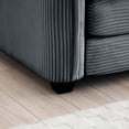 thumbnail image 2 of Newboti Mira 3 Seater Sofa Grey Corduroy (3S) 3470736933071, 2 of 14