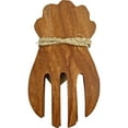thumbnail image 4 of South Seas Native Treasures Salad Serving Hands Pineapple Kamani Wood, 4 of 5