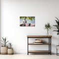 thumbnail image 3 of Buddha Canvas Wall Art Lotus Flowers Zen Stone Pictures Spa Painting Prints Office Decor for Spiritual Meditation Yoga Room Framed(1, (12.00" x 18.00")), 3 of 6
