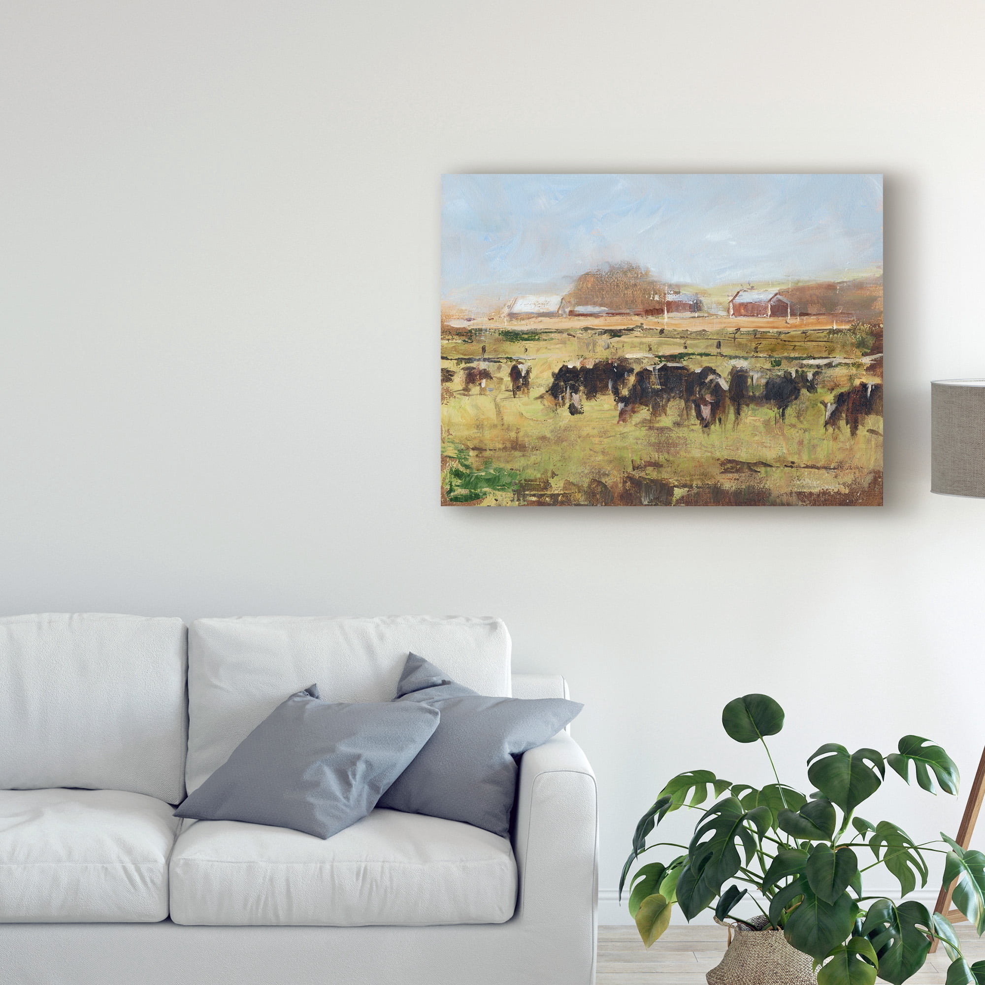 Trademark Fine Art 'Out to Pasture II' Canvas Art by Ethan Harper