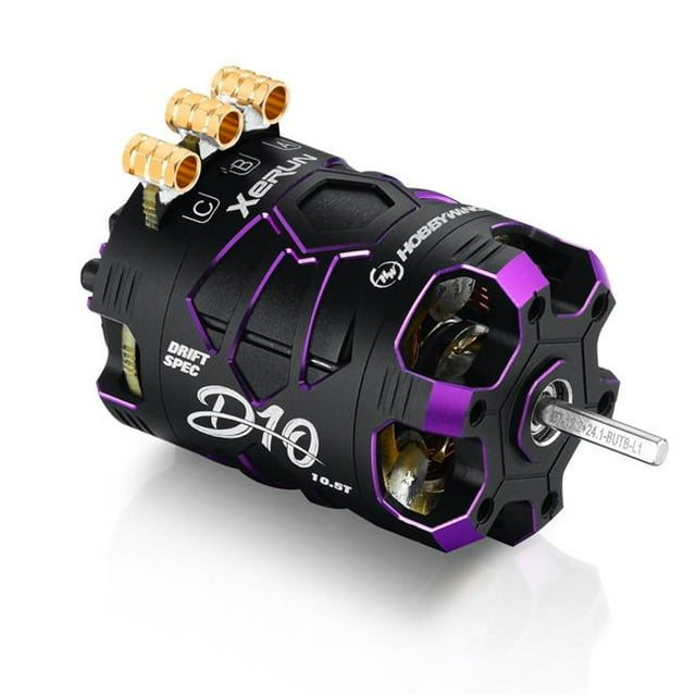 Hobbywing HWI30401136 Xerun D10 Drift Motor - 10.5T 4600KV Spirit Edition