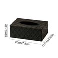 thumbnail image 6 of Tissue Box Holder 1.69 Quart, Desktop Refillable Plastic Tissue Storage Box with Detachable Cover and Wide Mouth Design, Multi-Purpose Holder for Home, Office, Car, 7.87 X 4.92 X 3.15 Inches, 6 of 6