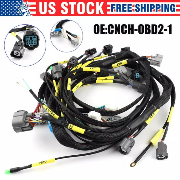 1set Wiring Harness For Honda Civic Integra D16 B16 B18 Budget D & B-series