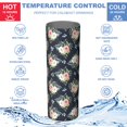 thumbnail image 5 of Pioneer Flower Floral Print Pattern 20oz Skinny Tumbler with Straw & Lid, Double Wall Vacuum Insulated Cup, Leak-Proof, Cup Holder Friendly, Hot 6H Cold 12H, 5 of 6
