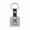 ZPK003Keyring, Silver, variant on Square Keyring - In Stock Zodiac Signs Inspirational Lucky Charms Holiday Gifts Metal Keyring