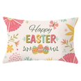 thumbnail image 1 of Easter Single-sided Brushed Peach Skin Square Decorative Pillow Case Cover, 1 of 1