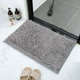 thumbnail image 3 of Alfombrilla de baño antideslizante absorbente de ducha de microfibra de chenilla de 40 cm x 60 cm para baño, gris Shuxiu Wang  9024715001757, 3 of 4