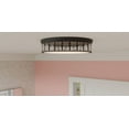 thumbnail image 2 of GIB1615MBK Quoizel Lighting Gibson - 31W LED Flush Mount In Modern Style-3.5 Inches Tall and 14.75 Inches Wide-Matte Black Finish, 2 of 6