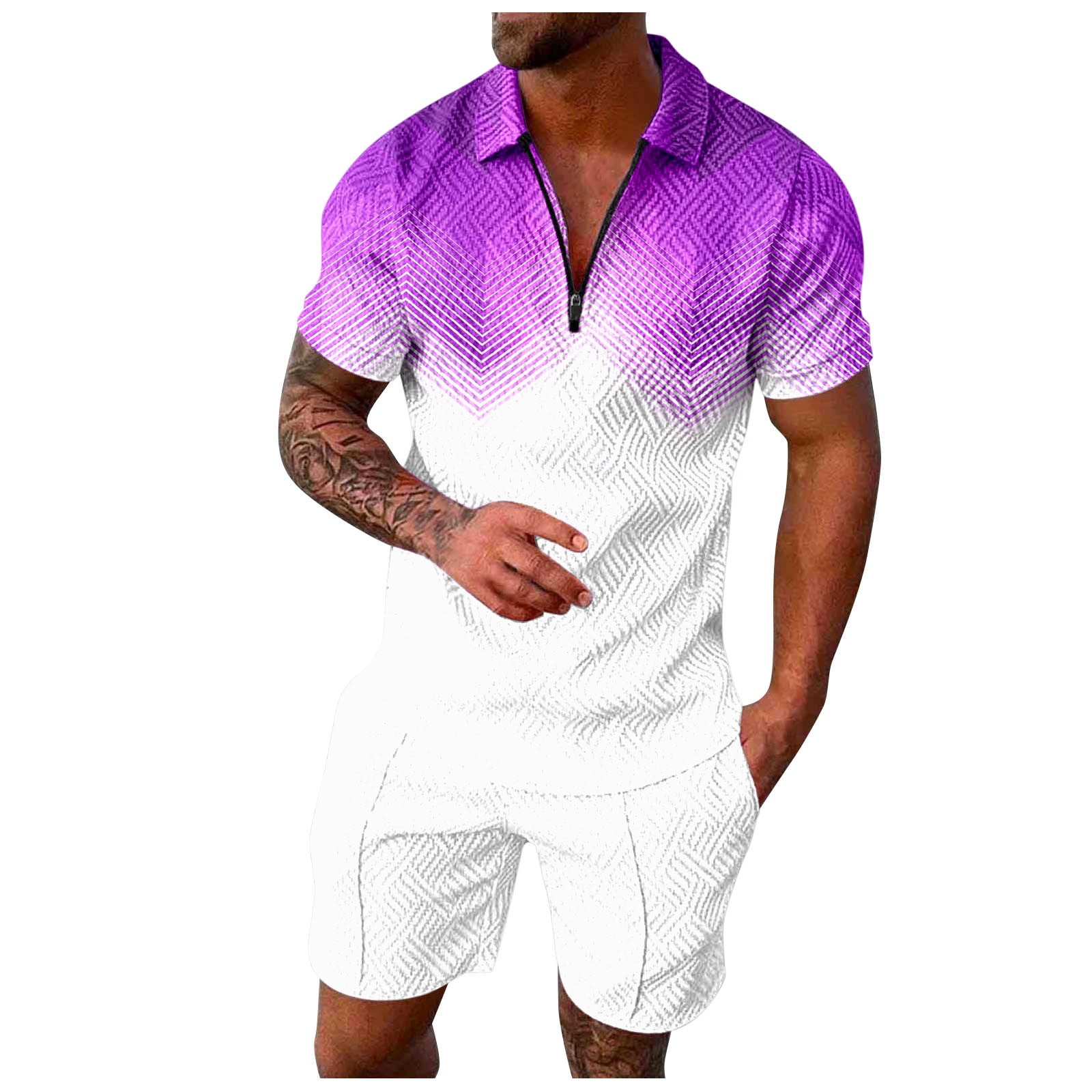 JHLZHS Mens Fall and Winter Clothing Men Casual Sports Two