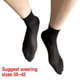 thumbnail image 5 of Yokua Mens Sheer Business Dress Socks Short Tube Suit Socks Thin Striped Stockings, 5 of 16