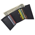 thumbnail image 6 of Trifold Mens Leather Wallet W/2 Outside ID Windows 3655, 6 of 27
