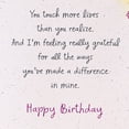 thumbnail image 3 of American Greetings Birthday Card for Her (Meaningful Moments), 3 of 3