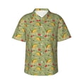 thumbnail image 2 of Yiaed Taco Print Hawaiian Shirt for Men Short Sleeve Button Down Shirts Beach Shirts for Men-Medium, 2 of 5