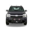 thumbnail image 3 of Black Horse Bull Bar-T Textured Black Come with Pair of 5.3" Dia. LED Flood Lights with Red Trim Rings Compatible with 2005-2009 Chevrolet Equinox-CBT-C315SP-PLFR, 3 of 9