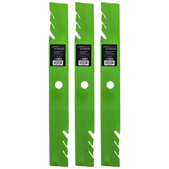 LawnRAZOR Blade for Exmark Lazer Z E-Series 60" 116-5174 103-6398 Toothed 3 Pack 810-CBL2474D
