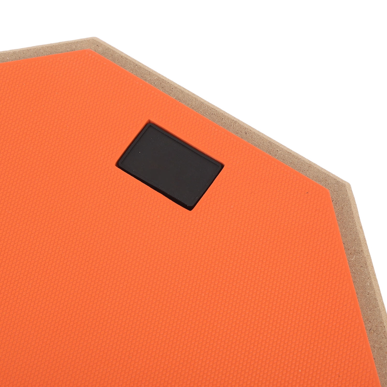 Riousery 12-Inch Silent Drum Practice Pad Bundle Includes Two Pairs Drumsticks (12" / 30.48cm) Premium Rubber Percussion Mat for Professional Rhythm Building and Quiet Nighttime Practice, Orange