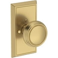 thumbnail image 7 of Baldwin Pv.Bre.Hfr Bremerton Privacy Door Knob Set - Brass, 7 of 7