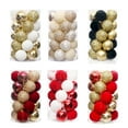 thumbnail image 6 of 25Pcs Stylish Christmas Tree Decoration Elegant Christmas Sphere Ornament Easy Baubles Festival Sphere Charm, 6 of 9