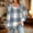 Light Blue, variant on LSLJS Flannel Shirt for Women Square Neck Long Sleeve Pullover Sweatshirt Casual Fashion Basic Plaid Printed Shirts Fall Outfits, S-2XL